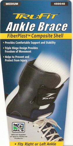 Tru-Fit Ankle Brace with Fiberplast Shell