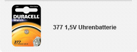 377 1,5V Uhrenbatterie
