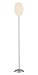 Egg Satin Steel Floor Lamp