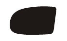 Cadillac Catera 97-99 LH Driver Side Replacement Mirror Glass 98