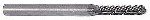 Carbide Cutter - Cylindrical Radius End, 3/32 dia., with Chip Breaker #46-19904