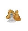 Gerber Latex Reusable Nipples 3-hole design - 6 ea