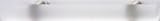 Hafele Glass Pull (103.79.411) 128mm, Stainless/Matt