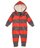 Carter's Fleece Hooded Romper (Baby) - Red-6 Months