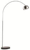 Designer Modern Arco Coster Lamp with Round Black Marble Base