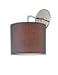 Alico - WF9570-31-16M-13Q: Forma Sconce Black Chintz Fabric Drum Shade CFL C/W Diffuser on MSN Fitt Image