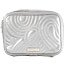 Sephora Brand "Luxe Noir" Sliver Swirl Bag Collection Medium Cosmetic Case