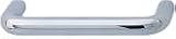Hafele Modern Brass Wire Pull (116.39.222) 64mm, Chrome Plated Polished