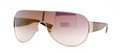 Emporio Armani Sunwear EA 9453 S 0QNT ShnyLghtGld Spg w Brn Mir Gld by