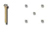 14 karat gold nose pin with clear gem end