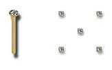 Childrens Toyshop  Jewelry : 14 karat gold nose pin with clear gem end