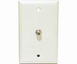 F Connector Wall Plate