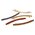 France Luxe Long and Skinny Barrette - Nacro Neutrals