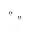14k White 3 mm Childrens Ball Friction-Back Stud Earrings