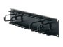APC - Cable organizer - black - 2 U
