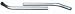 2 Piece Aluminum S Wand Locking w/Coupling 60"