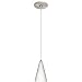 BESA Down-Light Pendant 12V - 1XP Kiki - Satin Nickel Brass/Aluminum - Multiple Finis...