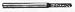 1/8 Shank Carbide Burr. SC-41. Cylindrical shape with Ball End