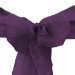 LinenTablecloth Organza Sash (10-Piece) Eggplant