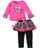 DDG Darlings Baby Girls' "Wild at Heart" 2-Piece Outfit - pink, 12 months