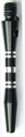 Color Master Aluminum Grooved Dart Shafts - Short - Black - Set of 3