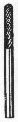 GROBET CARBIDE BUR MADE IN U.S.A. CYLINDER RADIUS END 1/8X1/2X1/8 DOUBLE CUT