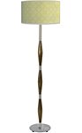 Stuart Compass Mustard Floor Lamp - 63.5