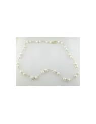14k Yellow gold 6.5-7 MM Freshwater Cultured Pearl Strand, 17"