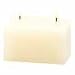 Bulk Savings 364087 Ivory Vanilla Brick Candle
