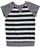 Poof Girl Little Girls' "Double Striped" Top - black, 6x