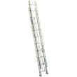 Werner D1216-2 225-Pound Duty Rating Aluminum Flat D-Rung Extension Ladder, 16-Foot
