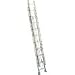 Werner D1216-2 16-Foot 225-Pound Duty Rating Aluminum Flat D-Rung Extension Ladder