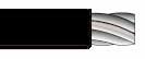 Electrical Wire: NTE 22 AWG Stranded Hook-up Wire Black 100 ft