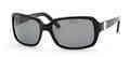 Kate Spade Sunglasses MATTIE S 807P (LQ) Black (Gray Polarized) by