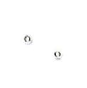 14k White 2 mm Childrens Ball Post Stud Earrings
