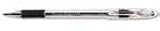 Ballpoint Stick Pen, Fine Point, Oil based Ink, Refillable, Black Ink/Barrel PENBK90A