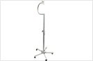 Atlona LCD Floor Stand - Stand for LCD TV - silver - screen size: 10 - 27 - mounting interface: 100 x 100 mm, 75 x 75 mm