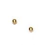 14k Yellow 2mm Polished Ball Post Stud Earrings - JewelryWeb