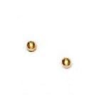 14k White 2 mm Childrens Ball Friction Back Stud Earrings