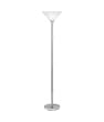 Kichler 76131 Helene 1 Light Torchiere Lamp in Brushed Steel