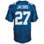 Brandon Jacobs Jersey: Reebok Blue Replica #27 New York Giants Jersey