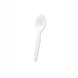 GENUINE JOE / Polystyrene Spoon, Heavy/Medium Weight, 100/BX, White / GJO10432 / Sold as 100 Per Box / Mfr Part # 10432