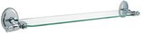 Hardware House 583021 Sheffield Glass Shelf Chrome