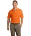 Nike Men's Dri-Fit Pebble Textured Golf Polo (Large, Orange)