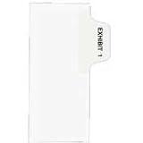 AVE82407 Divider, 191, Side Tab, 8-1/2x11, 25/PK, White