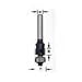 Amana Tool 55468 1-19/32-Inch Diameter by 1-Inch Cutting Height by 1/2-Inch Shank Edge Banding Router Bit Set, 2-Piece