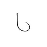 L197BKU Lazer Circle Offset Hook 25pk