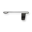 Matte Black Slide On Clip for Fisher Bullet Space Pen by Fisher