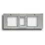 28" to 33" Wide Window Sash Pet Door W 5" X 7" Flap
