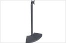 Atlona LCD Floor Stand - Stand for LCD TV - black - screen size: 10 - 27 - mounting interface: 100 x 100 mm, 75 x 75 mm